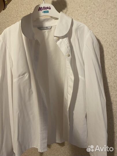 Рубашка белая для девочки 152-158