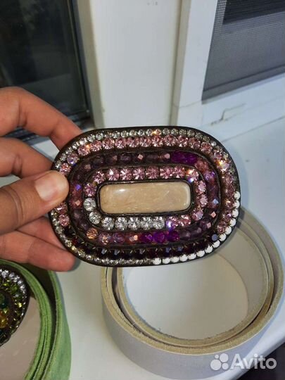 Ремень. Новый. Натуральная кожа. Италия