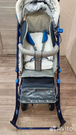 Санки-коляска nika 7-2Б