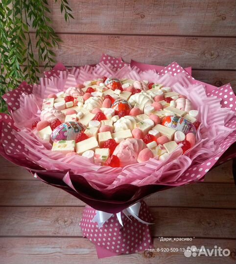 Букет из маршмеллоу. Съедобные букеты