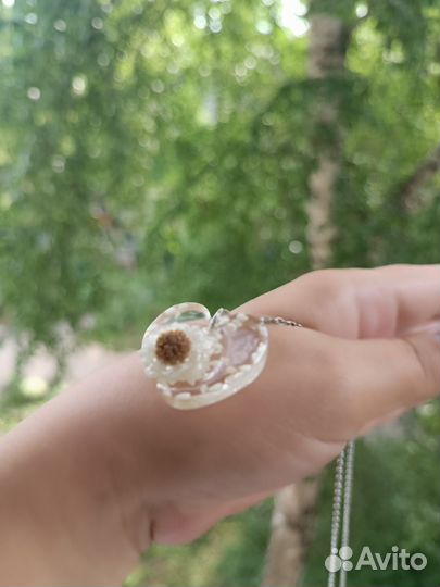 Кулон летний сердце