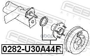 Ступица задняя 0282-U30A44R Febest