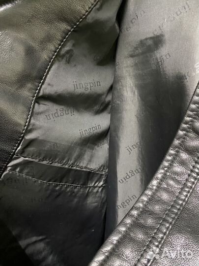 Кожаная куртка мужская р 56,58