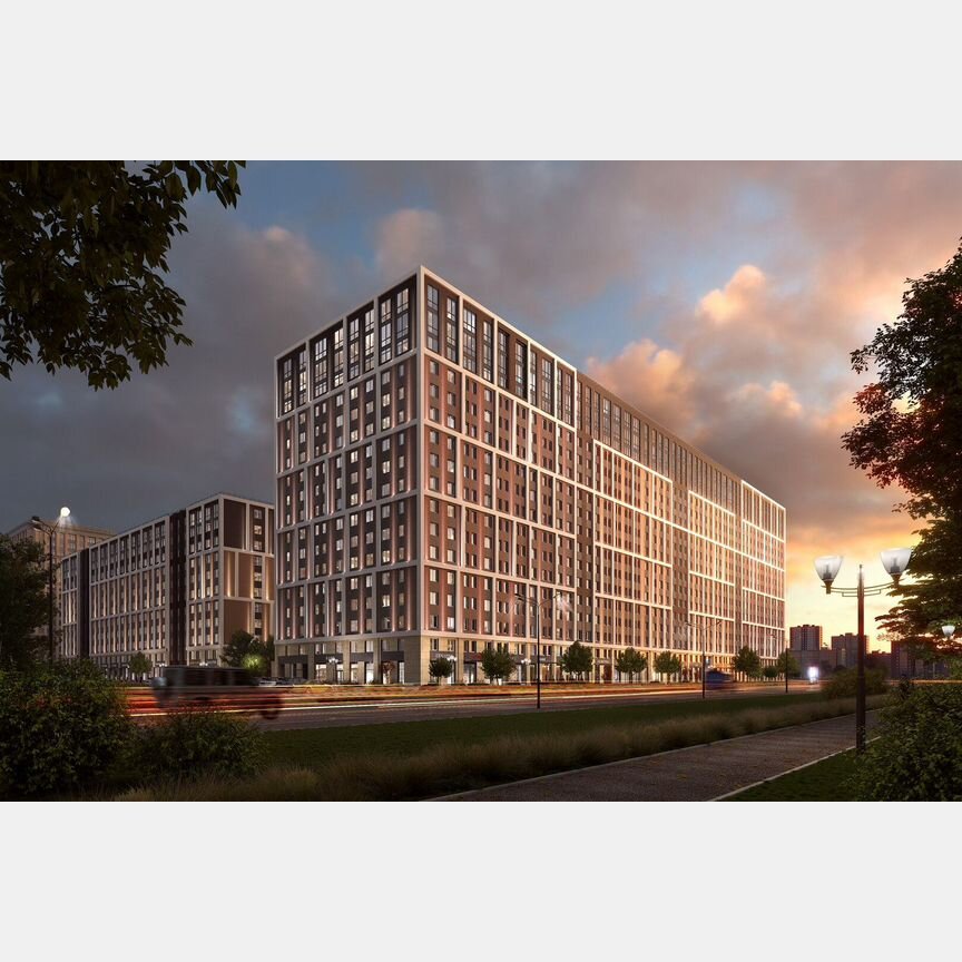 3-к. апартаменты, 74,1 м², 16/17 эт.