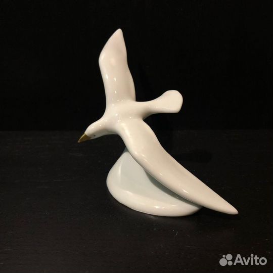 Фарфоровые статуэтки Чайка,Гусь. Венгрия