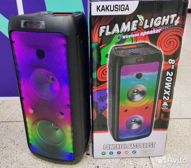 Мощная беспроводная bluetooth колонка