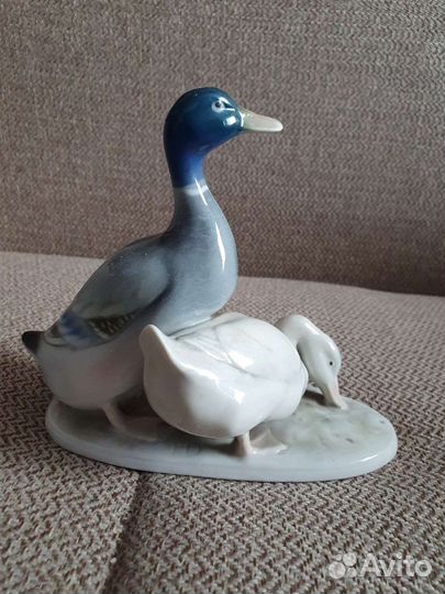 Утки фарфоровые статуэтки Херенд,Жолнаи,Ортлоф и М