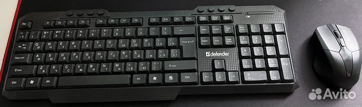 Беспроводная клавиатура и мышь Defender