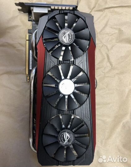 Видеокарта Asus GTX 980ti strix OC 6Gb DDR5 384bit