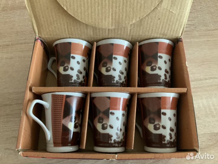 Набор кофейных чашек (6 штук)