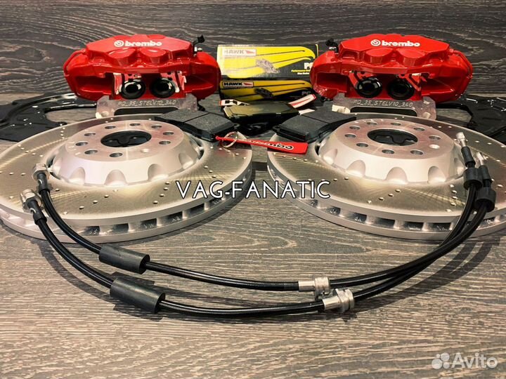 Большие тормоза 340 SportStreet VW Skoda Audi Seat