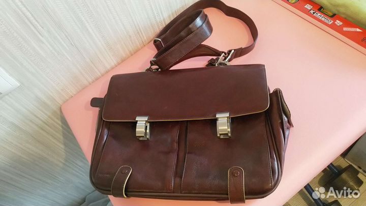 Мужской кожаный портфель Protege