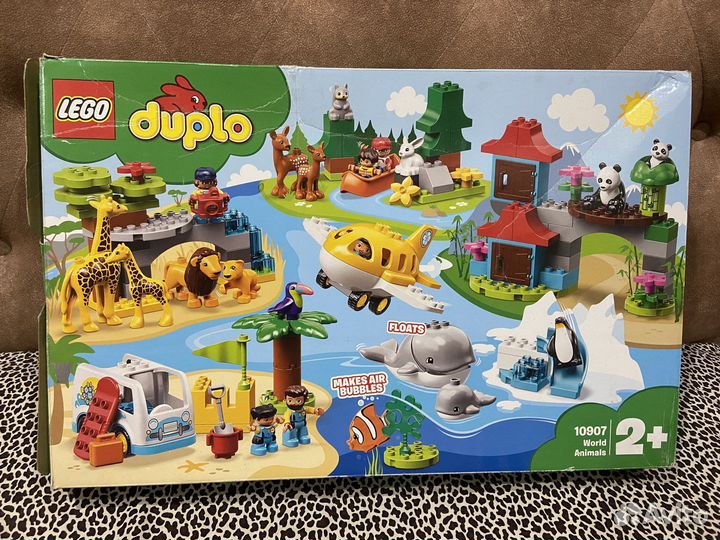Lego duplo 10907 животные мира