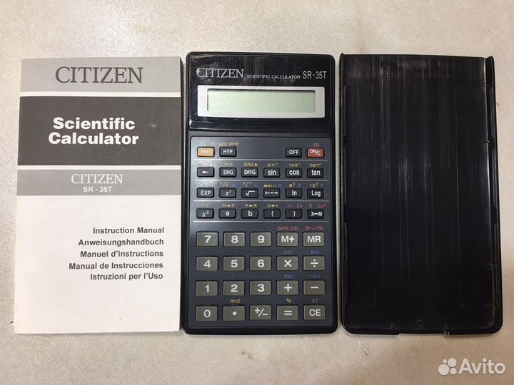 Калькулятор инженерный citizen sr 35 t, Япония