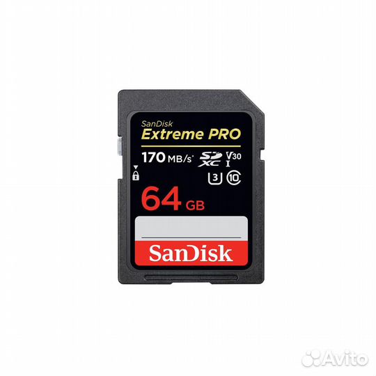 SanDisk Extreme Pro 64Gb 170Mbps sdxc оригинал