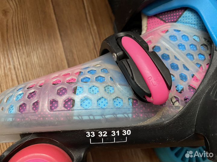 Роликовые коньки детские раздвижные квадры
