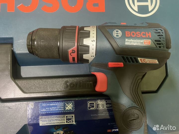Шуруповерт Bosch GSR 18v 60fc