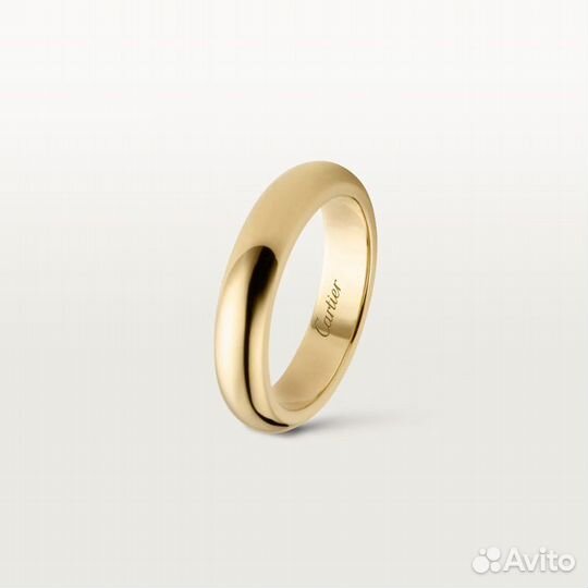 Юв. изделие Cartier 1895 wedding band, 4 mm width B4031300 + подарок 1 год гарантии