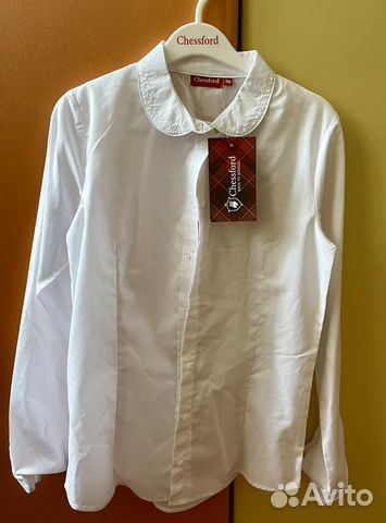 Рубашка (школьная) для девочки 158 Новая