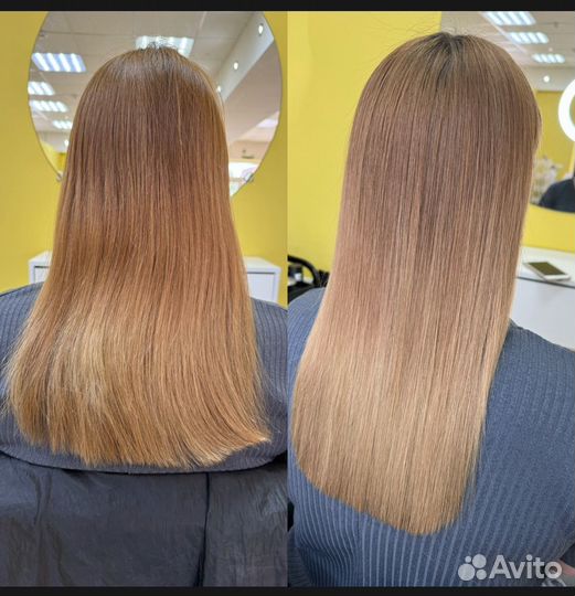 Кератиновое выпрямление и ботокс волос