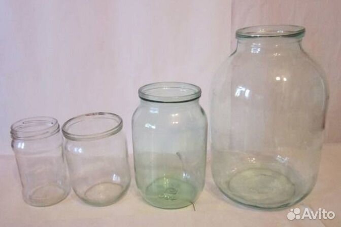 Стеклянные банки 0,5 0,7 1 3 л