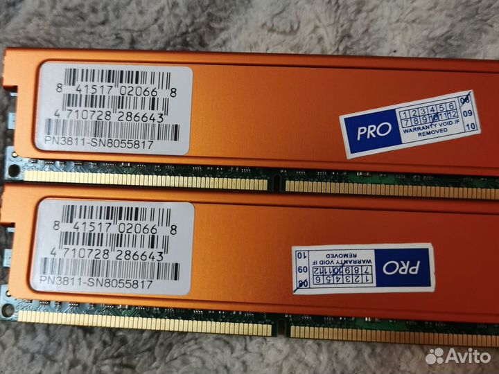 Оперативная память geil 2 x 1 Gb ddr2 PC2-6400
