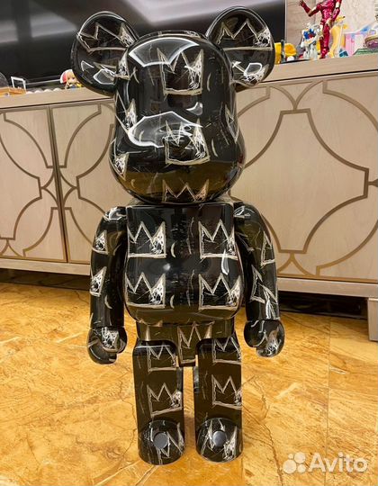 Bearbrick 1000% (70см) Jean-Michel Basquiat Crown