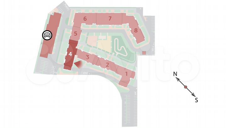 Квартира-студия, 24,2 м², 12/12 эт.