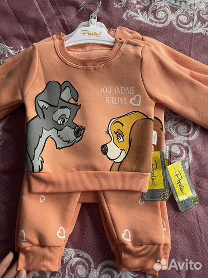 Новый детский костюм 6,9,12,18,24 мес