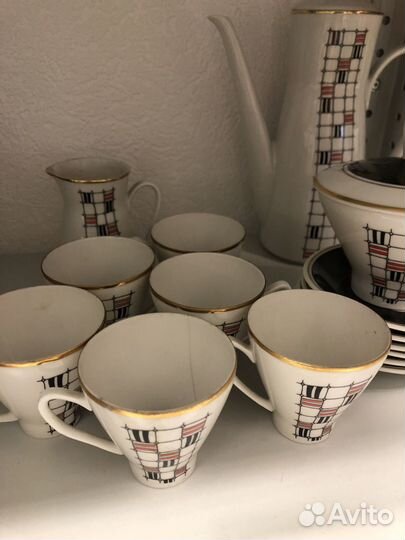 Кофейный фарфоровый сервиз ГДР
