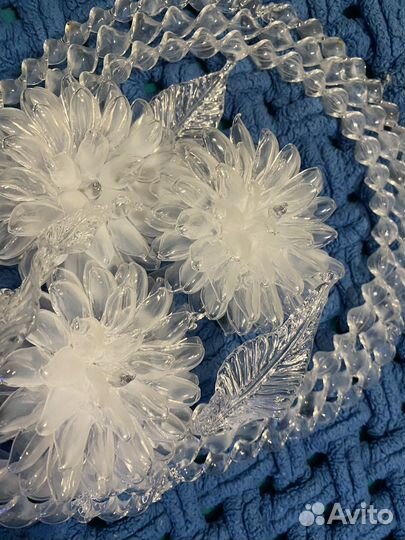 Хрустальная ваза (корзинка)