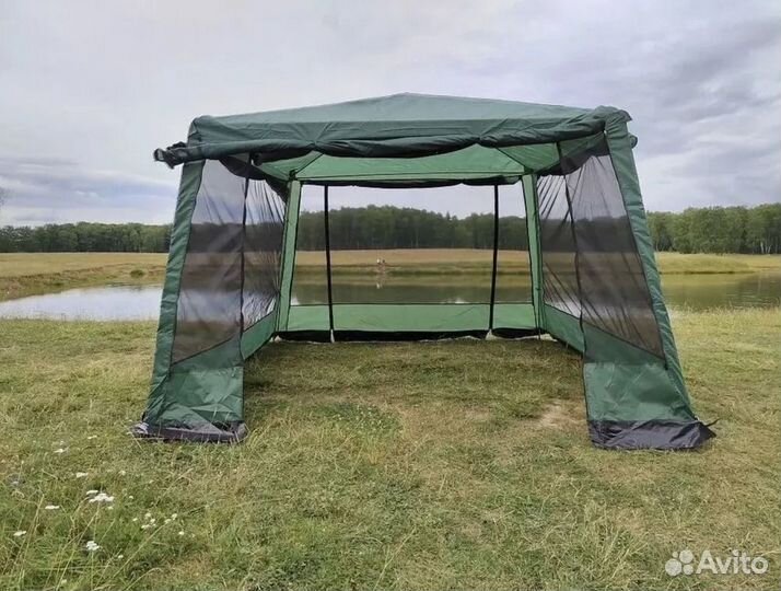 Шатёр тент металлический каркас, усиленный