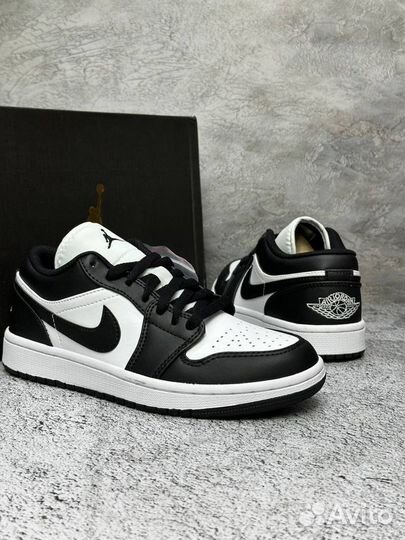 Кроссовки Nike Air Jordan 1 Low Black White