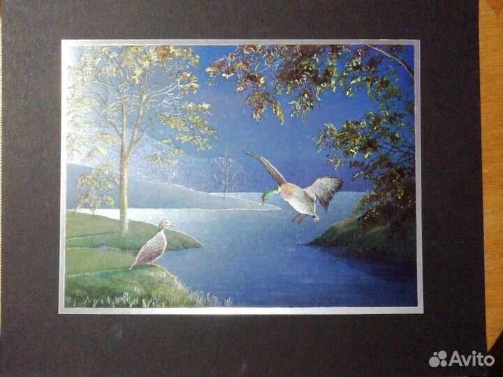 Картина на фольге за