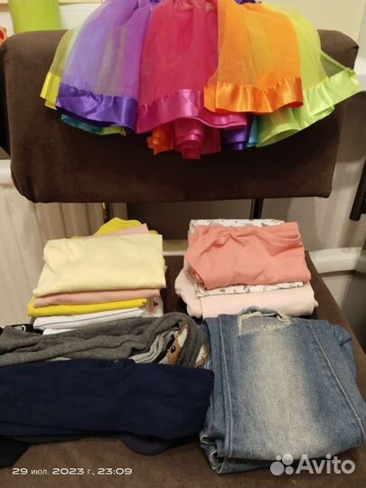 Вещи пакетом на девочку 6-8 лет