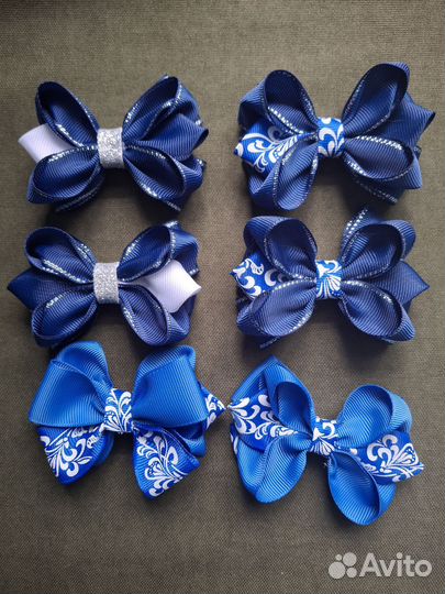 Бантики для волос ручной работы