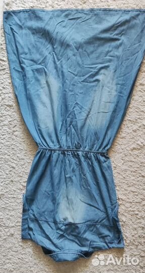 Платье джинсовое летнее 48