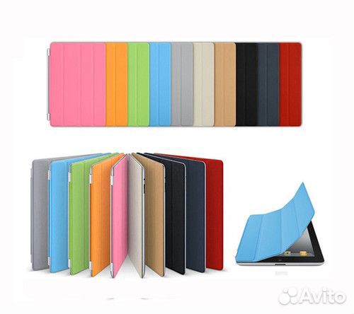 Серый Smart Cover, чехол на Apple iPad 1, 2, 3, 4