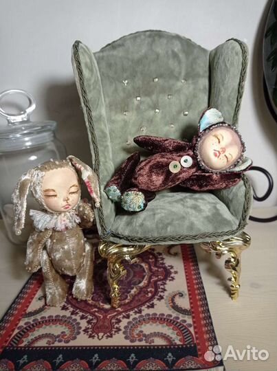 Авторские куклы в технике Тедди Долл