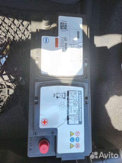BMW f10 аккумулятор оригинальный б/у рабочий