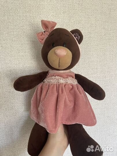 Мягкая игрушка мишка choco&milk