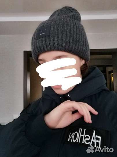 Шапка унисекс вязаная 