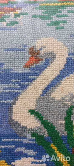 Картина вышитая крестиком ручная работа