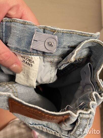 Шорты джинсовые для девочки размер 92 gloria jeans