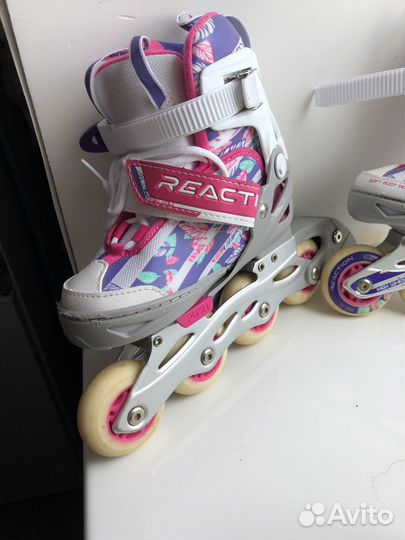 Роликовые коньки детские раздвижные