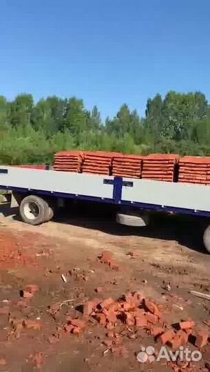 Кирпич полнотелый М125 рядовой, в поддонах