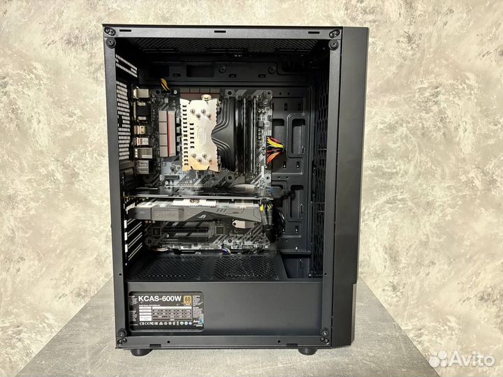 Игровой пк Ryzen 5/b350/ssd/16gb/gtx 1050ti 4gb