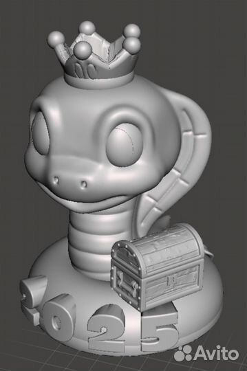 Новогодний сувенир-змейка