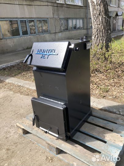 Твердотопливный котёл с увеличенной топкой