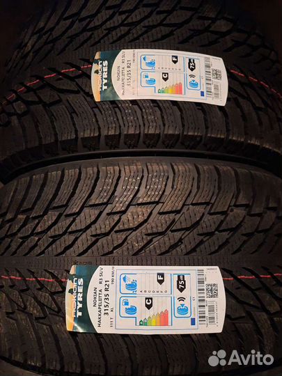 Nokian Tyres Hakkapeliitta R3 SUV 275/45 R21 и 315/40 R21